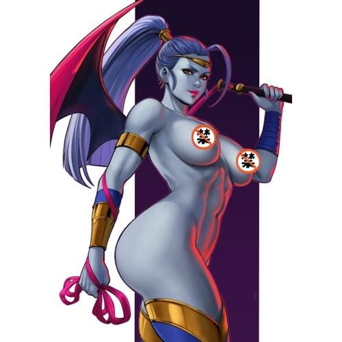 Print silk or canvas Anime Megaera sexy lady art poster 16x24 24x36 inch custom living room bedroom decorative painting