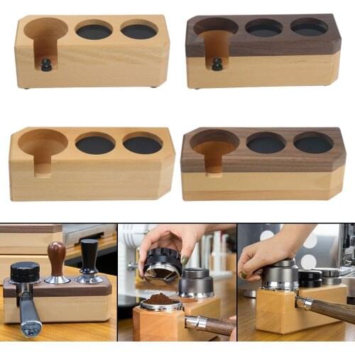 51/54/58mm Coffee Tamper Holder Anti-slip Portafilter Holder Station Rest Coffee Powder Maker Latte Art Coffee Accessories
