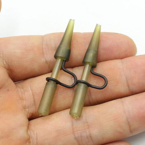 20SET Carp FishingTerminal Tackle Box Anti Tangle Sleeves Connect with Fishing Hooks Pesca Iscas Tools