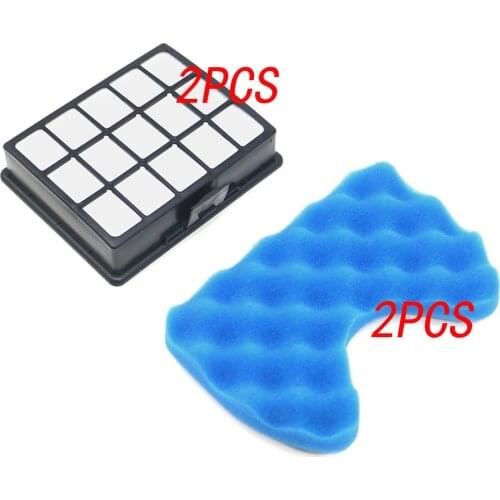 2set Vacuum cleaner filter spare part Kit Filters And Sponge Filter for samsung DJ97-00492A SC6520 SC6530 /40/50/60/70/80/90