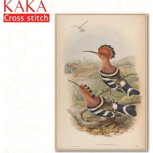 Cross stitch kits,Embroidery needlework sets with printed pattern,11CT-canvas for Home Decor Painting,Animals Full NCKA092