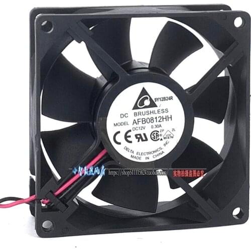 New AFB0812HH-R00 DC12V 0.30A server power supply cooling fan