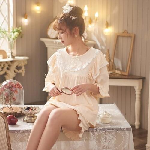 Wasteheart Sexy Women Khaki Sleep Nightwear Suits Night Bow Pajama Sets Lace Sleepwear 2 Pieces Backless Shorts Lovely Homewear