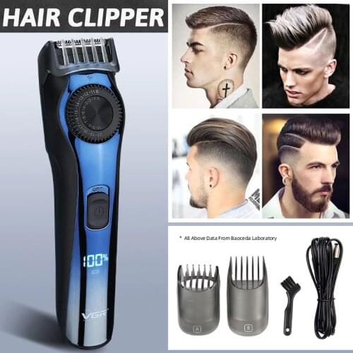 Professional Hair Clipper Rechargeable Hair Clipper Razor LCD Screen Powerful Hairs Trimmer Cutting Machine Barber Haircut