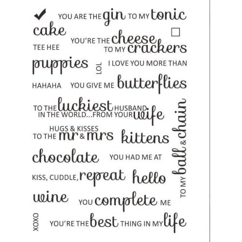 KISS Transparent Clear Silicone Stamp Seal DIY Scrapbooking photo Album A0292