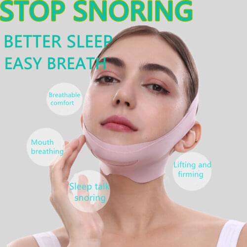 Anti Snoring Chin Strap Belt Stop Snoring Posture Corrector Belt For Woman Man Sleep Apnea Jaw Personal Night Sleeping Aid Tool
