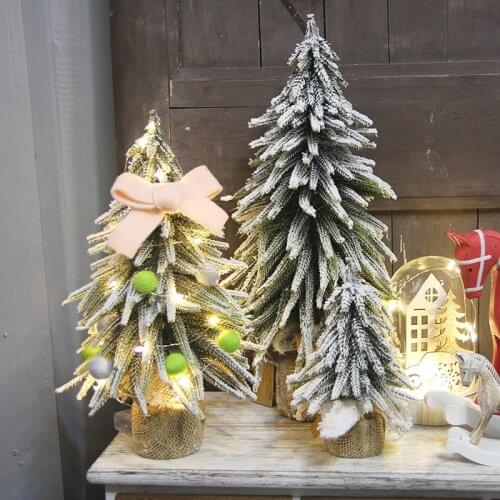 2021 Christmas Artificial mini Xams tree tabletop display window restaurant front desk store decorations small arbol de navidad