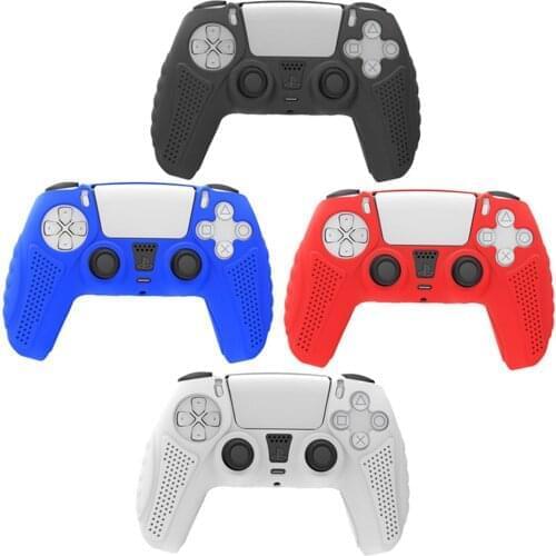 For PS5 Silicone Case Skin Protective Cover Joystick Thumb Stick Grips Anti-Slip Cap For PlayStation PS5 Controller Dualsense