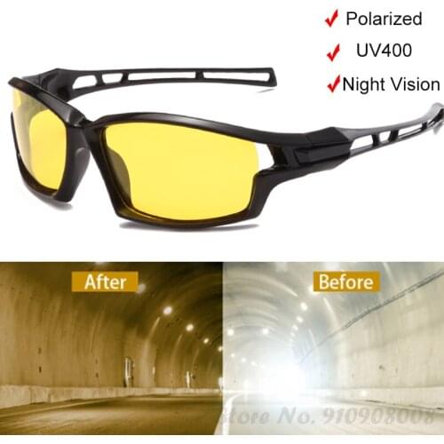 2021 Anti-glare Sunglasses Night-Vision Glasses Square Polarized Sunglasses Car Driver Night Vision Goggles Auto Accessories 102