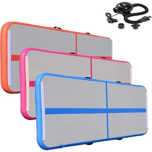 Sport Portable 0.5*3m Inflatable Tumble Track Trampoline Air Track Taekwondo Gymnastics Air Mattress Gym Tumble Airtrack + Pump