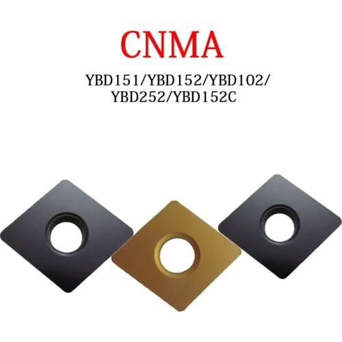 CNMA Turning Inserts 120408 120412 160612 160616 160630 160630 190616 YBD152 YBD151 YBD252 YBD102 CNC Lathe Machine Tool Holder