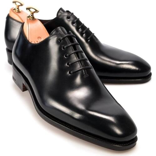 Oxford Dress Man Business Shoe Fashion Designer Handmade Wedding Formal Genuine Leather Original Best Men Shoes