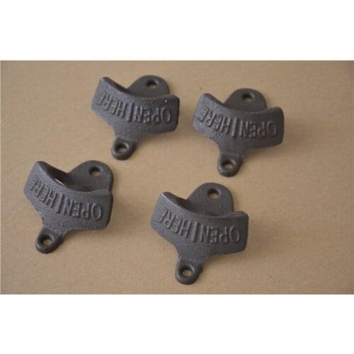 50pcs Vintage Antique Iron Wall Mounted Bar Beer Glass Bottle Cap Opener Kitchen Tools Bottle Opener Beer Opener Without Srew