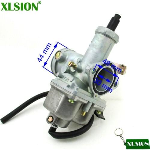 XLSION 30mm Carb PZ30 Carburetor For 200cc 250cc ATV Dirt Bike with Cable Choke Lever