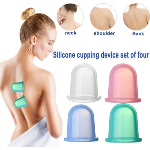 1pc Family Full Body Massage Massgaer Helper Sillicone Anti Cellulite Vacuum Health Care Silicone Cupping Cups Drop Shipping