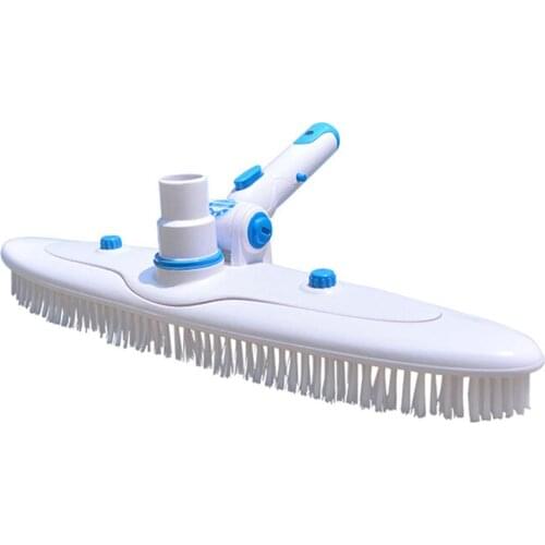 Swimming Pool Cleaning Brush Supply Flexible Cleaner Pools Clean Vacuum Head Clip Handle Cleaning Brush Cleaner Accessory