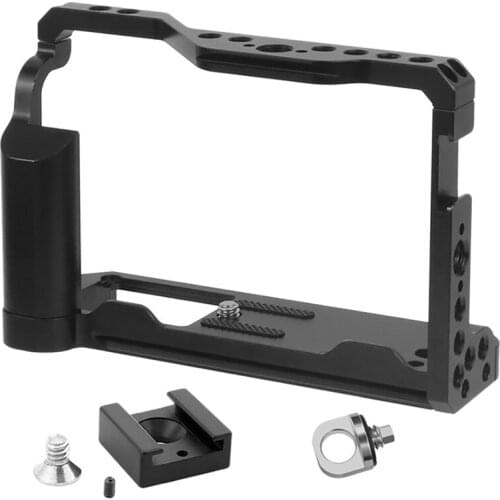 Camera Cage, Aluminum All Inclusive Camera Cage for Fujifilm X-E4 Camera Expansion Accessories