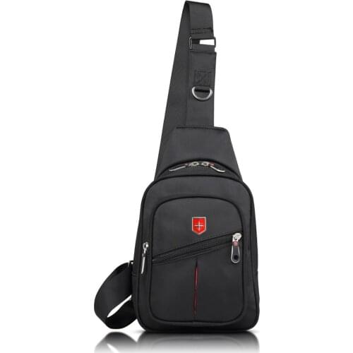 Brand Swiss Mens Chest Pack Waterproof Casual Single Shoulder Oblique Cross Package Mobile ipad Messenger Bags Unisex Famale