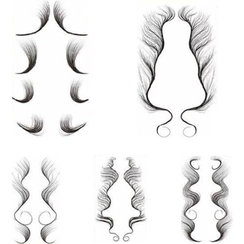 A0ND Baby Hair Edges Side Bangs Tattoo Stickers Temporary DIY Hairstyling Hair Tattooing Template Waterproof Makeup Tools
