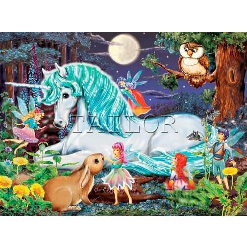 Home Decor Gift Cross stitch 5D diamond painting haft diamentowy kit Full square Cuadros tools horse unicorn flower girl rabbit