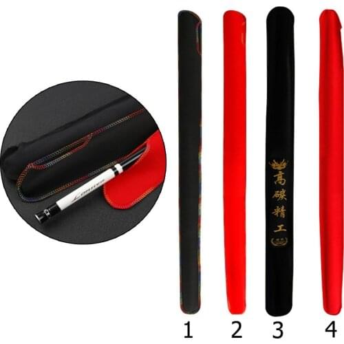 Elastic Fishing Rod Bag Cover Rods Case Sleeve Fishing Pole Protection Bag Socks Knitted Cotton For The Length Below 120cm Fish