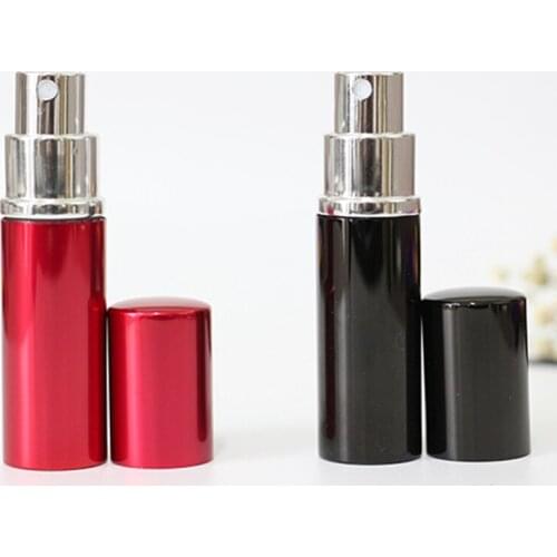 6PCS 10ml Mini Refillable Perfume Bottles Essential Oil Bottle With Spray Scent Pump Cosmetic Containers Atomizer Bottles