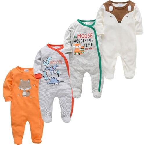 KAVKAS Autumn Baby Rompers Spring Newborn Baby Clothes Girls Boys Long Sleeve ropa bebe Jumpsuit Baby Clothing boy Kids Outfits