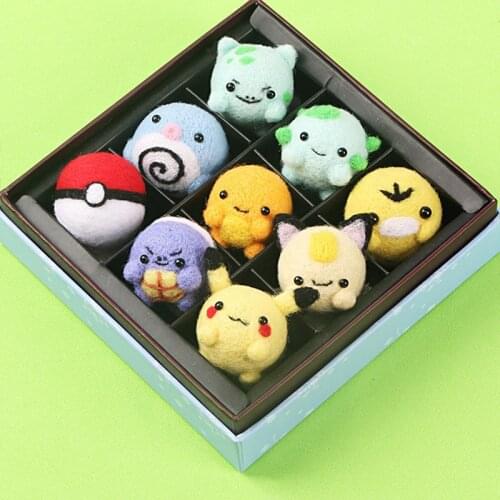 Combination Set Gift Box Puppy Fabric Handmade Creative Poked Doll Non-finished Accessories Felt Poke DIY Material Package