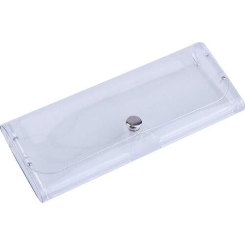 Lucency Eyeglasses Holder Sunglasses Reading Glass Durable Transparent Shell Case Button Box Glass Case Eyewear for Presbyopic#3