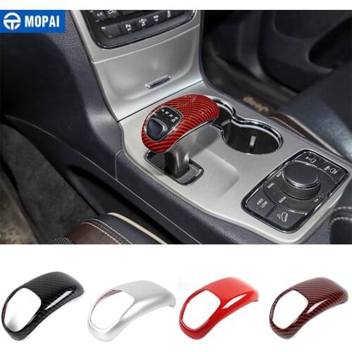 MOPAI Car Gear Shift Knob Decoration Stickers Accessories for Jeep Grand Cherokee 2014 2015 for Chrysler 300C 2012 2013 2014