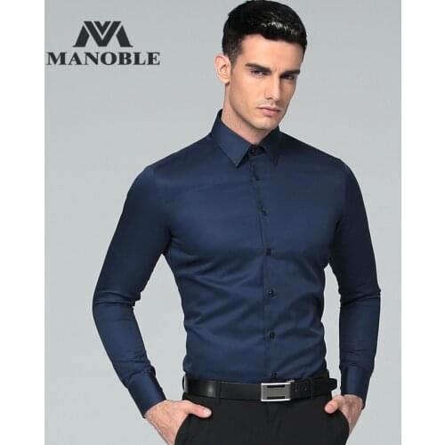 High Quality 2021 New Fashion Shirts for Men Dress Shirt Long Sleeves Regular Fit Brand Business Formal Suits Shirts Solid Color