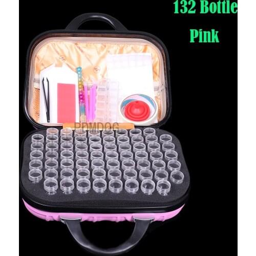 NEW 132 Bottles Storage Box Diamond Painting Various Specifications Optional Fashionable Beads Container Cross Stitch Handbag