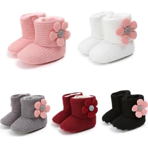 First Walkers Baby Boots Autumn Cute Cotton Casual Cartoon Infant Shoes Cute Non-slip Soft Sole Baby Shoe 2019 New