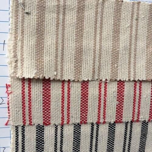 Yarn dyed Cotton and linen blend canvas material fabric XL-K072