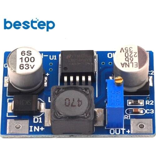 Adjustable LM2596HV DC-DC Voltage Step-down Module 5-60V Input 1.25V-30V Output