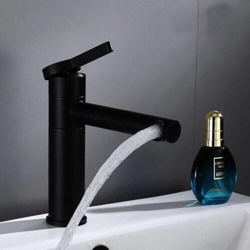 Vidric Basin Mixer Tap 360 Degree Rotate Type Basin Faucet White and Silver chrome Tall Bathroom Sink Faucets Water Mixer Crane