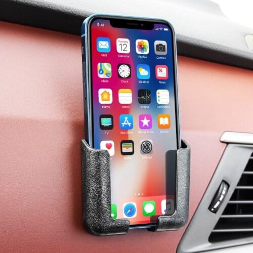 Car Styling Phone Holder Storage Stickers For Audi A3 A4 B6 B8 B7 B5 A6 C5 C6 Q5 A5 Q7 TT A1 S3 S4 S5 S6 S8 MG 3 ZR Accessories