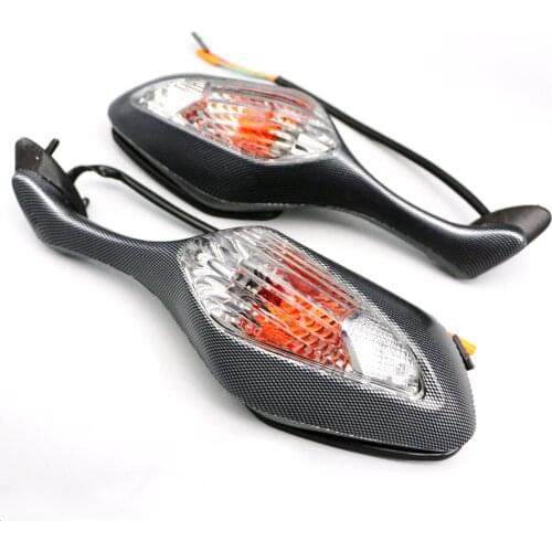 Carbon fiber Turn Signal Light Rear View Side Mirrors Fit For VFR1200 2010 - 2012 VFR 1200 2011 10 11 12