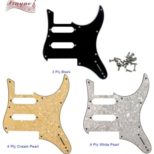 Pleroo Custom Guitar Parts For 9 hole screws MIJ Japan YAMAHA PACIFICA 112V Electric Guitar Pickguard Scratch Plate