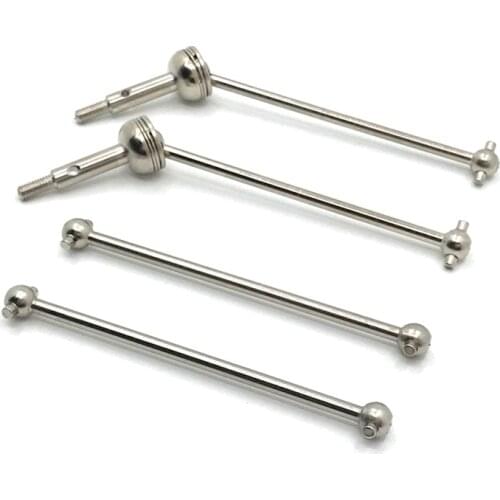 For Wltoys 144001 1/14 RC Drift Racing Car Parts Accessories 4Pcs Front CVD Universal Drive Shaft & Rear Dog Bone