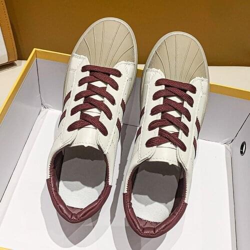 Spring 2021 Korean edition fashion casual shell head small white shoes female new student board shoes female