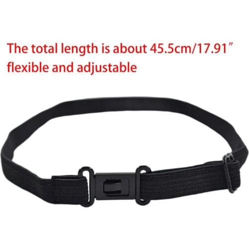 10 Pcs/Set Men Women Kids DIY Accessories Bow Tie Adjustable Polyester Belt with Clip Bowtie Black Elastic Strap Extender Bands