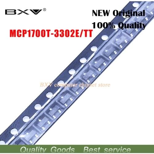 10pcs/lot MCP1700T-3302E/TT MCP1700T-3302E MCP1700T-3302 MCP1700T MCP1700 SOT-23 new original free shipping