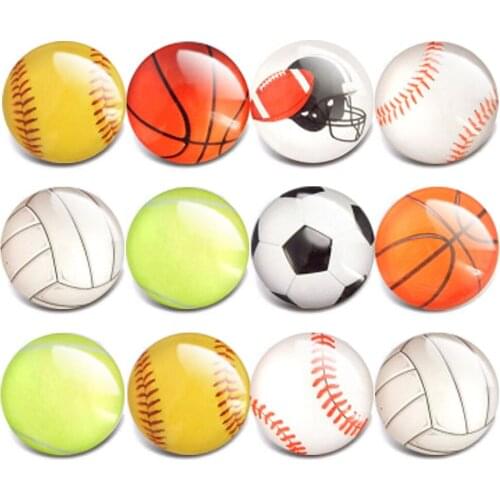 10pcs/lot New Snap Jewelry 18mm Glass Snap Buttons Ball Series Fit Leather Snap Button Bracelet Buttons Jewelry