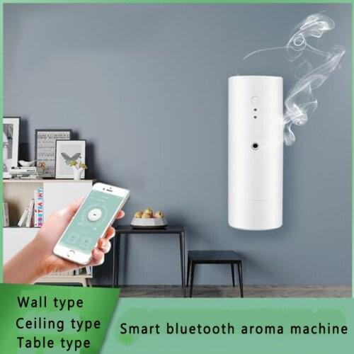 Kevinleo Scent machine Bluetooth Perfume Essential Oil Air Ionizer Automatic Scent Diffuser Machine Wall Mounted Home