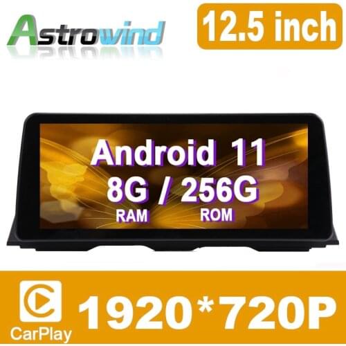 12.5" 4G RAM 64G ROM Android 10.0 Car Audio Video Media Stereo GPS ForBMW 5 Series F10 F11 2013 2014 2015 2016 2017 NBT