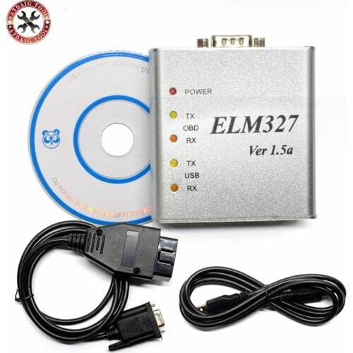 2019 Newest ELM327 Metal V1.5/V1.5a OBD2 Auto Diagnostic Tool ELM 327 USB Metal Interface Code Reader Scanner Free Shipping