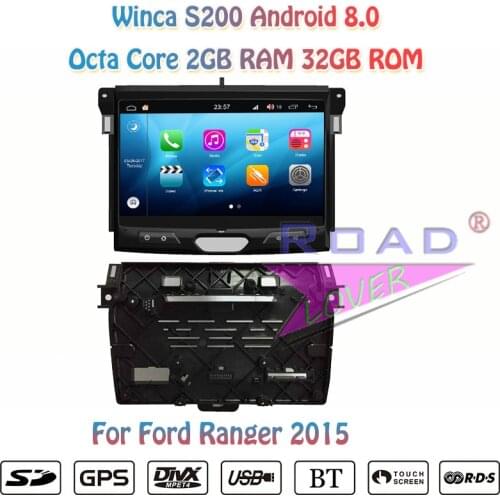 Winca S200 Android 8.0 Car DVD Automotive Player For Ford Ranger 2015 Stereo GPS Navigation Automagnitol 2 Din Octa Core 10.1"