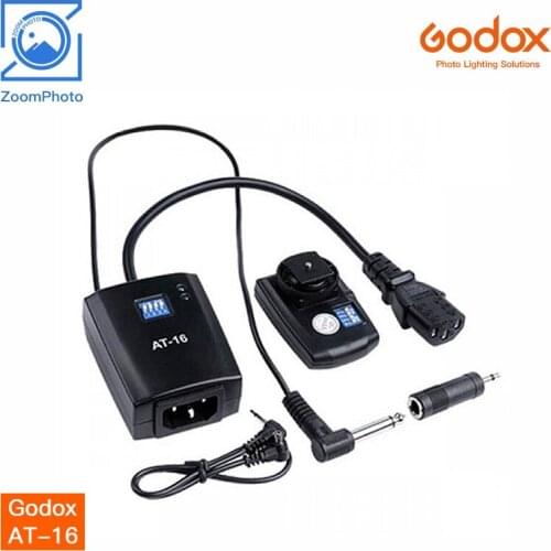 Godox AT-16 Wireless Studio Flash Trigger 16 Channel, AC Power, Sync Speed 1/200