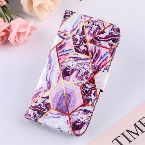 Redmi Note 9 Pro Cases Marble PU Leather Phone Case On For Xiaomi Mi Poco X3 NFC M3 Funda Redmi 9A Note 9s 9 S Flip Wallet Cover